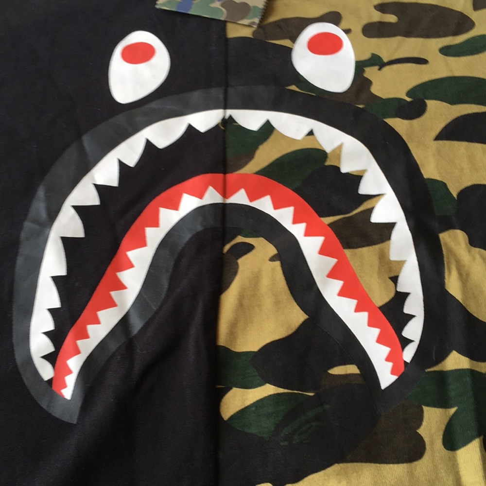 Black and camel Ape t-shirt - Picture 2 of 8